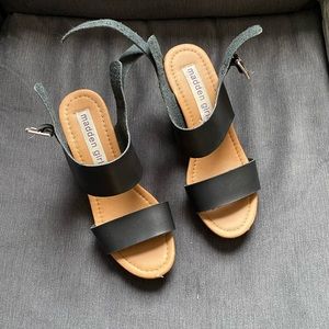 Madden girl chunky heels